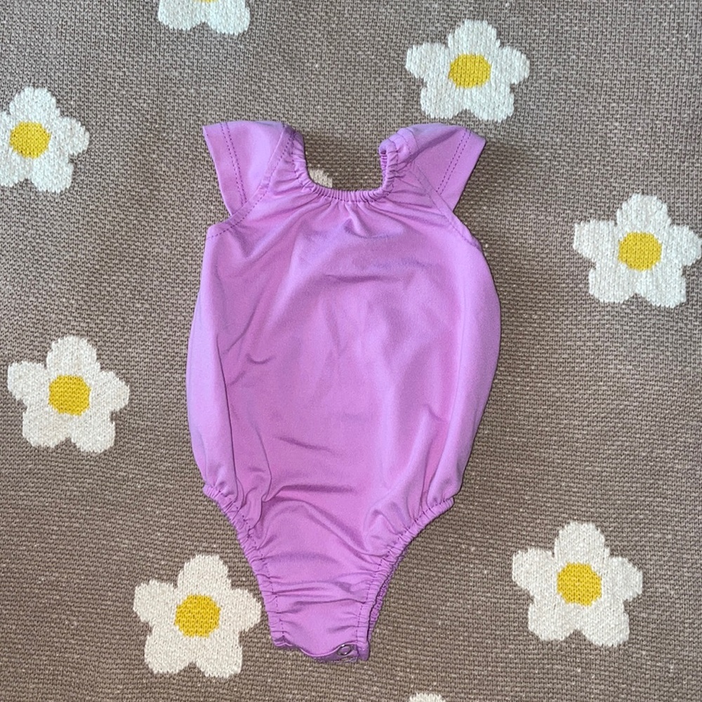 Baileys blossoms purple Cyrene stretch onesie 3-6 months